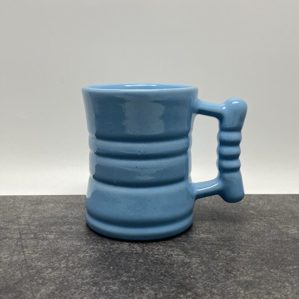 Vintage Frankoma C3 Coffee or Tea Mug Plainsman Robin Egg Blue‎ Cup
